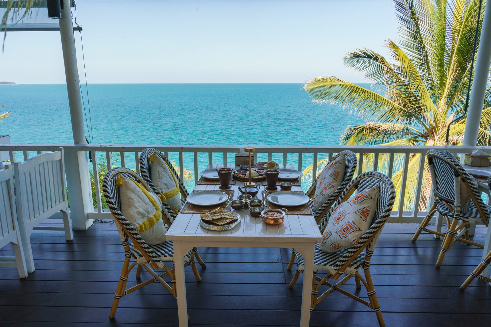 Cliffside dining in Koh Samui at Malabar India - Restaurant & Bar