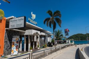 Indian Restaurant with Ocean View in Koh Samui overlooking the sea